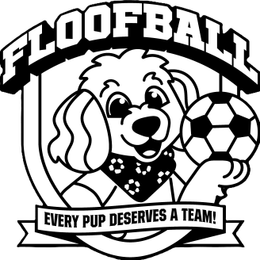 FLOOFBALL EVERY PUP DESERVES A TEAM! logo