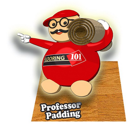 FLOORING 101 PROFESSOR PADDING logo