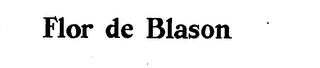 FLOR DE BLASON logo