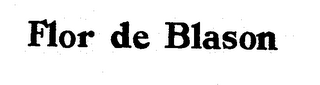 FLOR DE BLASON logo