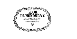 FLOR DE HONDURAS HAND MADE CIGARS HECHO EN HONDURAS logo