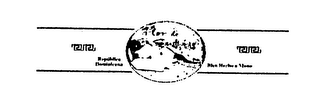 FLOR DE SANTIAGO REPUBLICA DOMINICANA BIEN HECHO A MANO logo