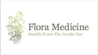 FLORA MEDICINE HEALTH FROM THE INSIDE OUT logo