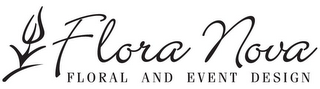 FLORA NOVA FLORAL AND EVENT DESIGN logo