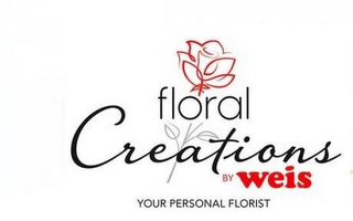 FLORAL CREATIONS BY WEIS YOUR PERSONAL FLORIST logo