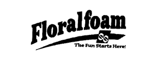 FLORALFOAM THE FUN STARTS HERE! logo