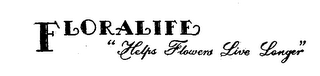 FLORALIFE "HELPS FLOWERS LIVE LONGER" logo