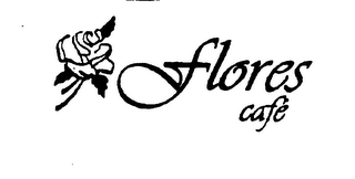 FLORES CAFE logo