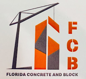 FLORIDA CONCRETE AND BLOCK FCB logo