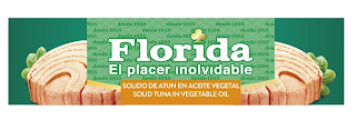 FLORIDA EL PLACER INOLVIDABLE SOLIDO DE ATUN EN ACEITE VEGETAL SOLID TUNA IN VEGETABLE OIL DESDE 1955 logo