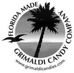 FLORIDA MADE GRIMALDI CANDY COMPANY WWW.GRIMALDICANDIES.COM logo