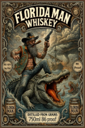 FLORIDA MAN WHISKEY FLORIDA MAN 5 S logo