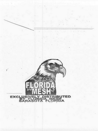 FLORIDA MESH EXCLUSIVLEY DISTRIBUTED BY FLORIDA MESH SARASOTA FLORIDA logo
