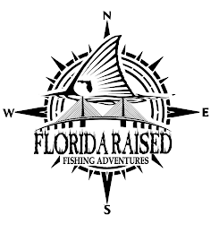 FLORIDA RAISED FISHING ADVENTURES N E S W logo