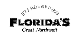 FLORIDA'S GREAT NORTHWEST IT'S A BRAND NEW FLORDIA logo
