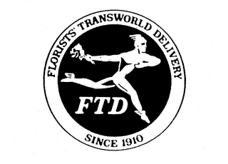 FLORISTS' TRANSWORLD DELIVERY FTD SINCE 1910 logo