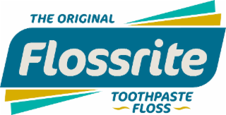FLOSSRITE THE ORIGINAL TOOTHPASTE FLOSS logo