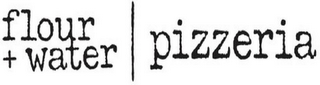 FLOUR + WATER PIZZERIA logo