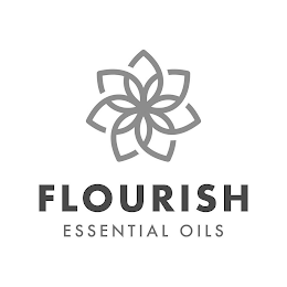 FLOURISH ESSENTIAL OILS logo