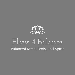FLOW 4 BALANCE BALANCED MIND, BODY, AND SPIRIT logo
