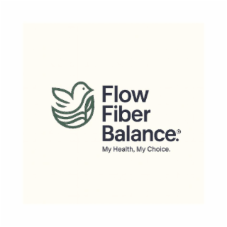 FLOW FIBER BALANCE. MY HEALTH, MY CHOICE. logo