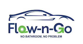 FLOW-N-GO NO BATHROOM, NO PROBLEM logo