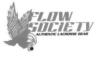 FLOW SOCIETY AUTHENTIC LACROSSE GEAR logo