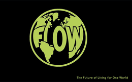 FLOW THE FUTURE OF LIVING FOR ONE WORLD -  F.L.O.W. logo