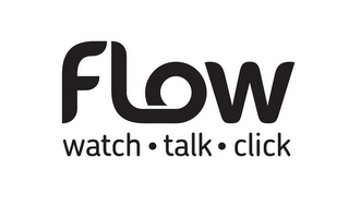 FLOW WATCH · TALK · CLICK logo