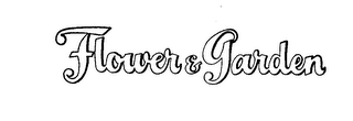 FLOWER AND GARDEN logo