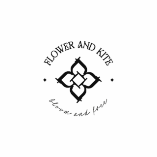 FLOWER AND KITE BLOOM AND FREE logo
