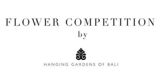 FLOWER COMPETITION BY HANGING GARDENS OF BALI logo