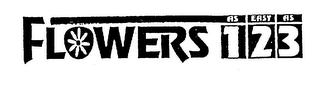 FLOWERS AS EASY AS 123 logo