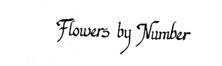 FLOWERS BY NUMBER logo