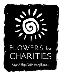 FLOWERS FOR CHARITIES RAYS OF HOPE WITH EVERY BLOSSOM logo