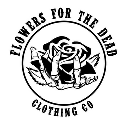 FLOWERS FOR THE DEAD CLOTHING CO logo