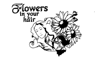FLOWERS IN YOUR HAIR logo