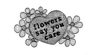 FLOWERS SAY YOU CARE logo