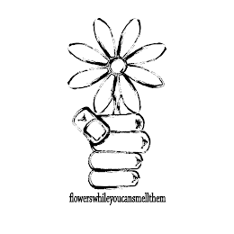 FLOWERSWHILEYOUCANSMELLTHEM logo