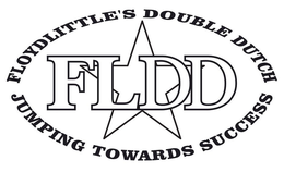 FLOYDLITTLE'S DOUBLE DUTCH JUMPING TOWARD SUCCESS FLDD logo