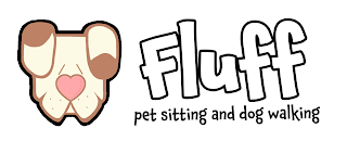 FLUFF PET SITTING AND DOG WALKING logo