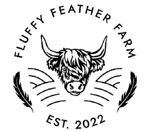 FLUFFY FEATHER FARM EST. 2002 logo
