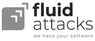 FLUID ATTACKS WE HACK YOUR SOFTWARE logo