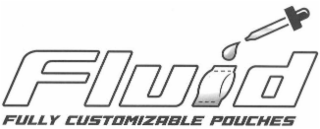 FLUID FULLY CUSTOMIZABLE POUCHES logo