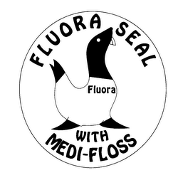 FLUORA SEAL WITH MEDI-FLOSS logo