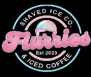 FLURRIES SHAVED ICE CO. & ICED COFFEE EST 2023 logo