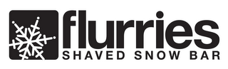 FLURRIES SHAVED SNOW BAR logo