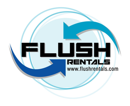 FLUSH RENTALS WWW.FLUSHRENTALS.COM logo