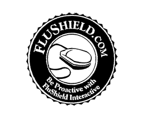 FLUSHIELD.COM BE PROACTIVE WITH FLUSHIELD INTERACTIVE logo