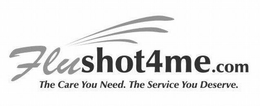 FLUSHOT4ME.COM THE CARE YOU NEED. THE SERVICE YOU DESERVE. logo